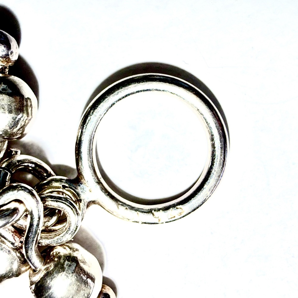 Retired Silpada 925 Sterling Silver Cha Cha Bracelet with Toggle Clasp - Picture 11 of 13
